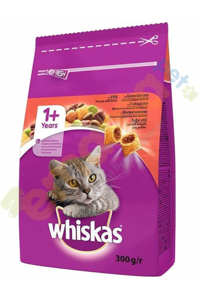 WHİSKAS 300 GR KURU MAMA SIGIR ETLİ